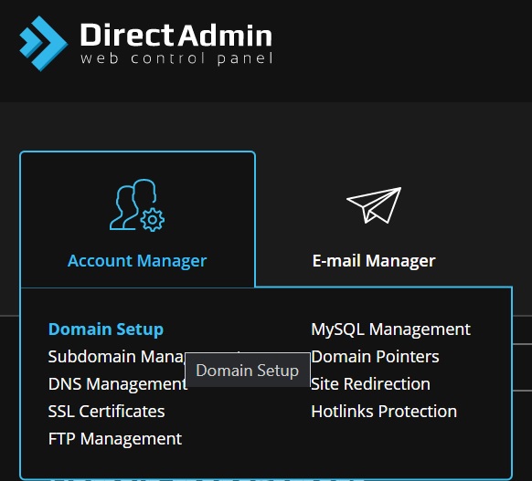 Addon Domain di DirectAdmin