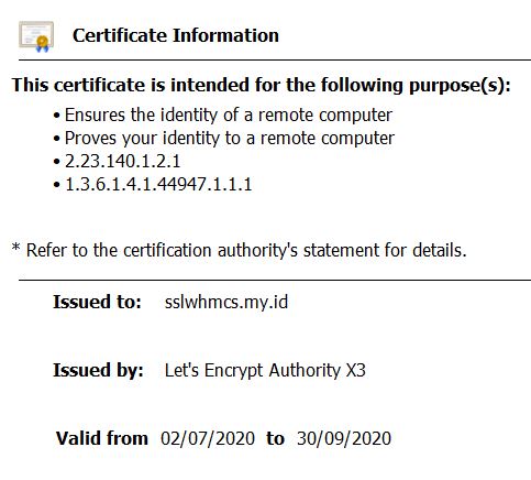 Cara menggunakan atau memasang Lets Encrypt di Direct Admin (SSL Gratis)